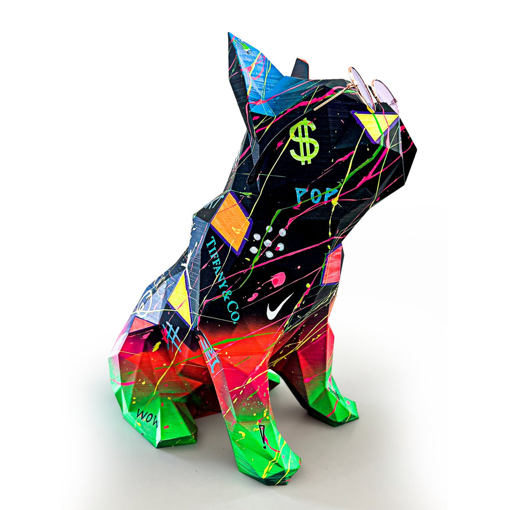 Toy art  Buldog Pop art