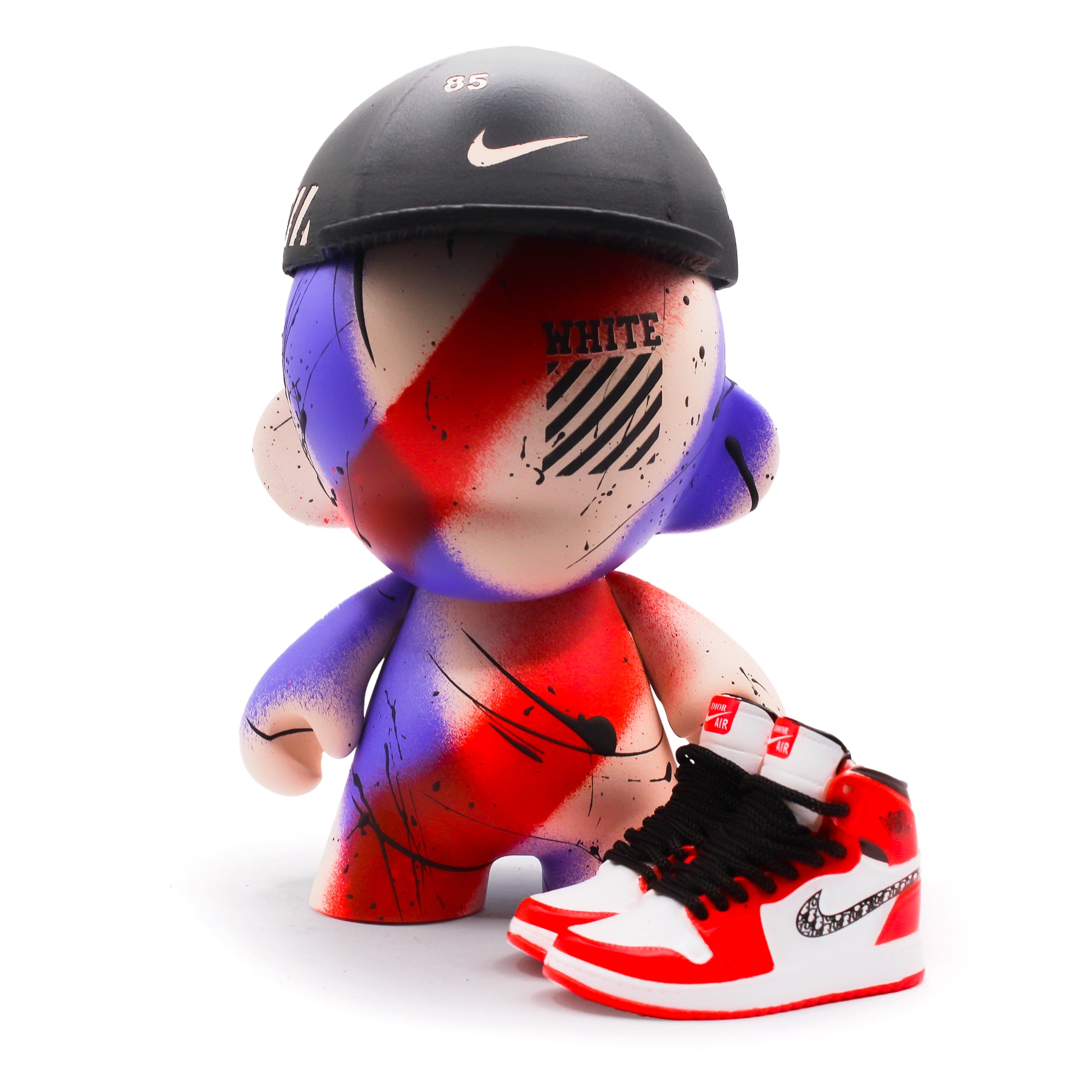 Toy art  Off-White - Roxo