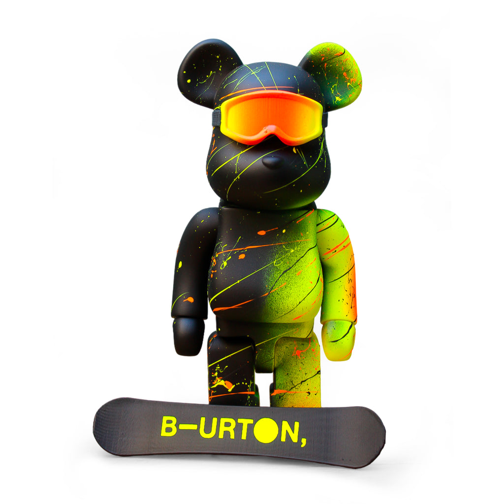Toy art  BearBrick Snowboard