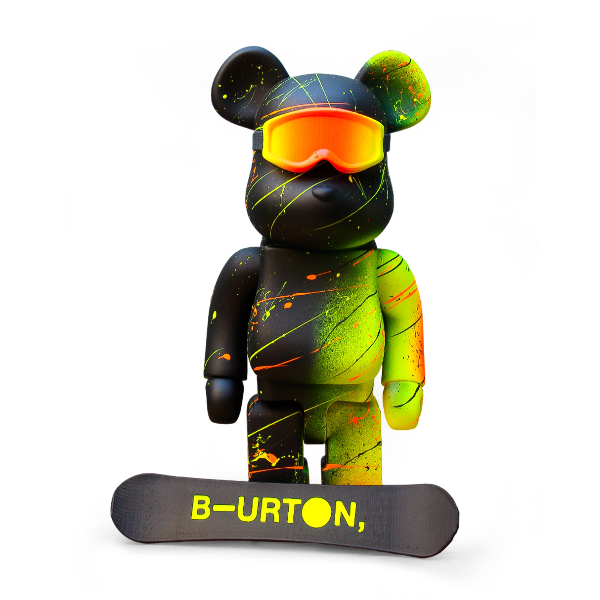 Toy art  BearBrick Snowboard