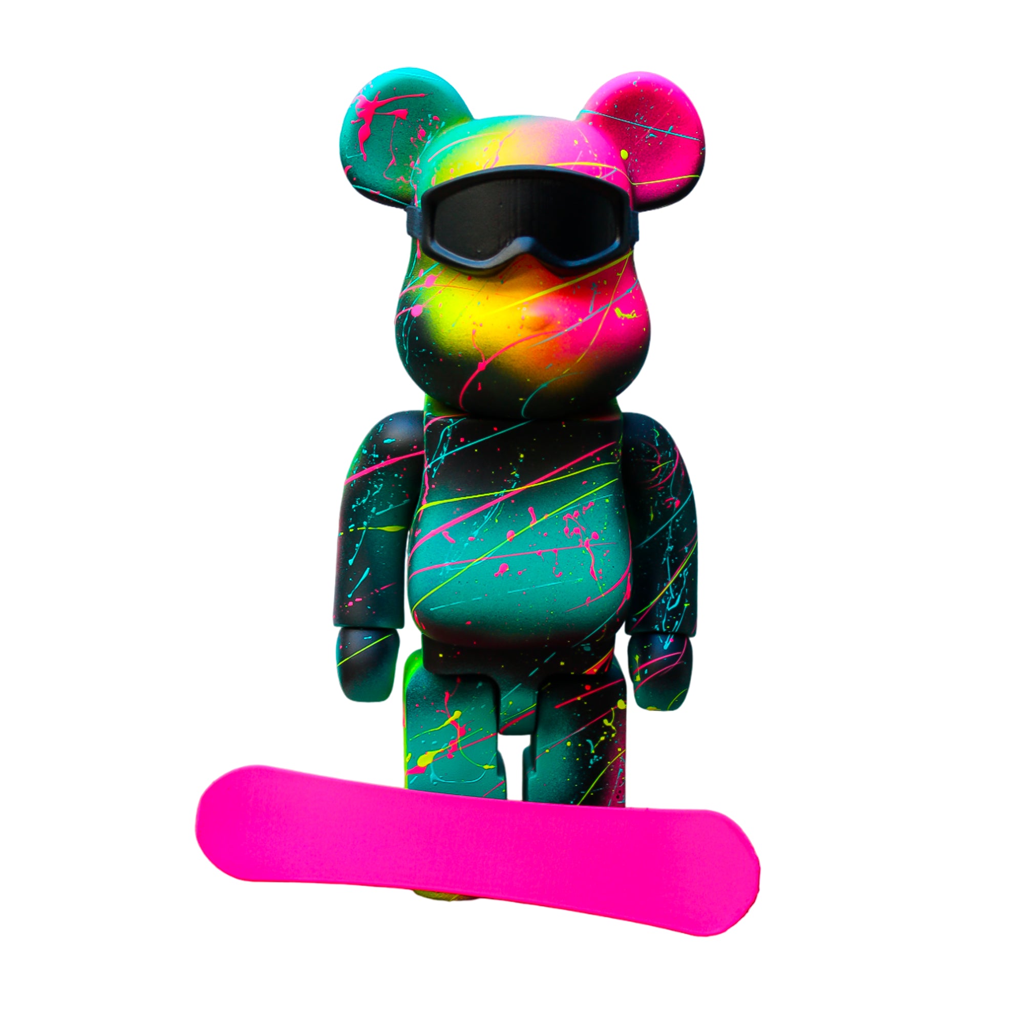 Toy art  BearBrick Snowboard