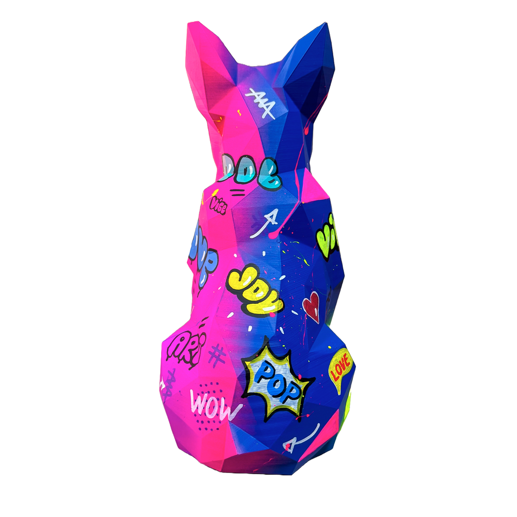 Toy art  Buldog Pop art