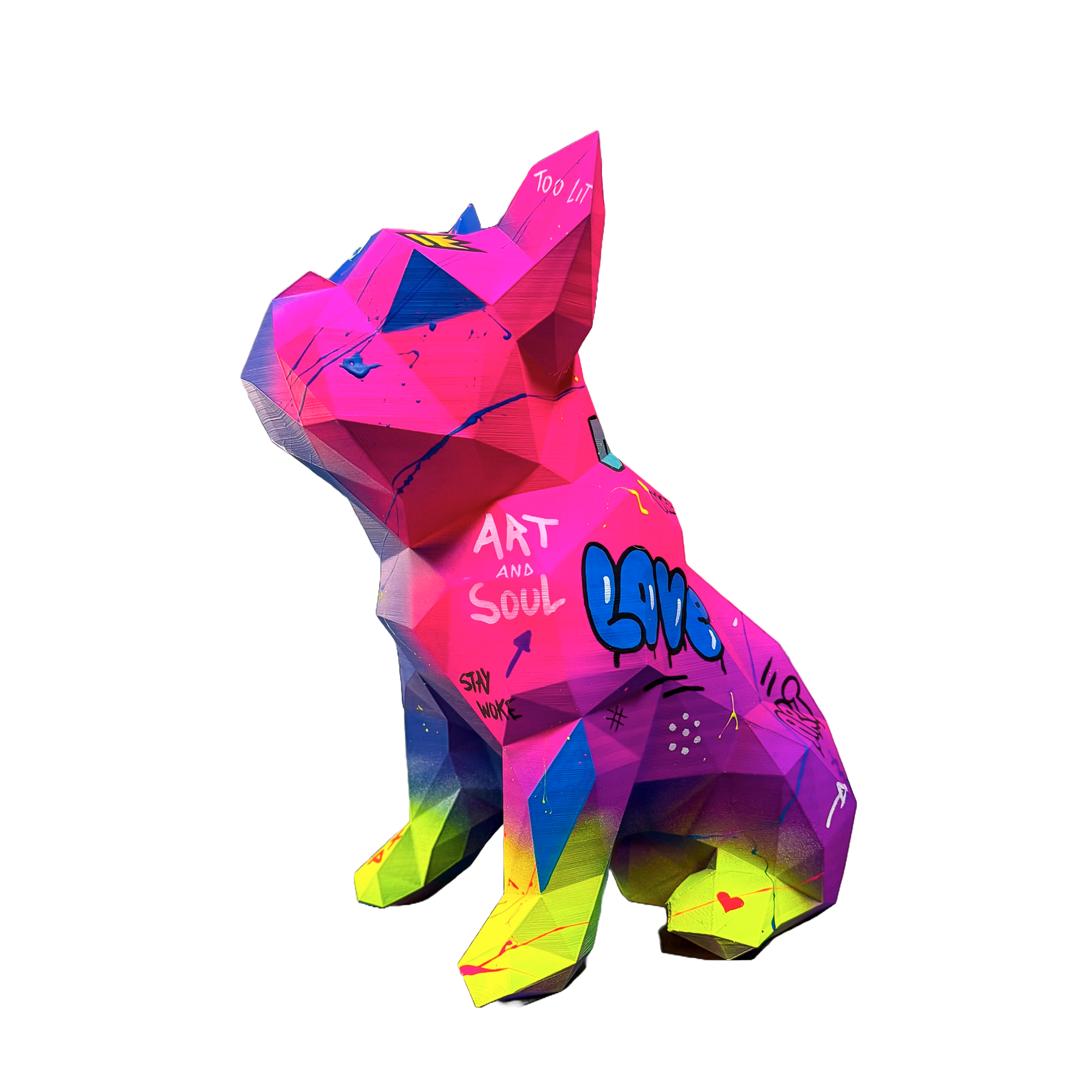 Toy art  Buldog Pop art