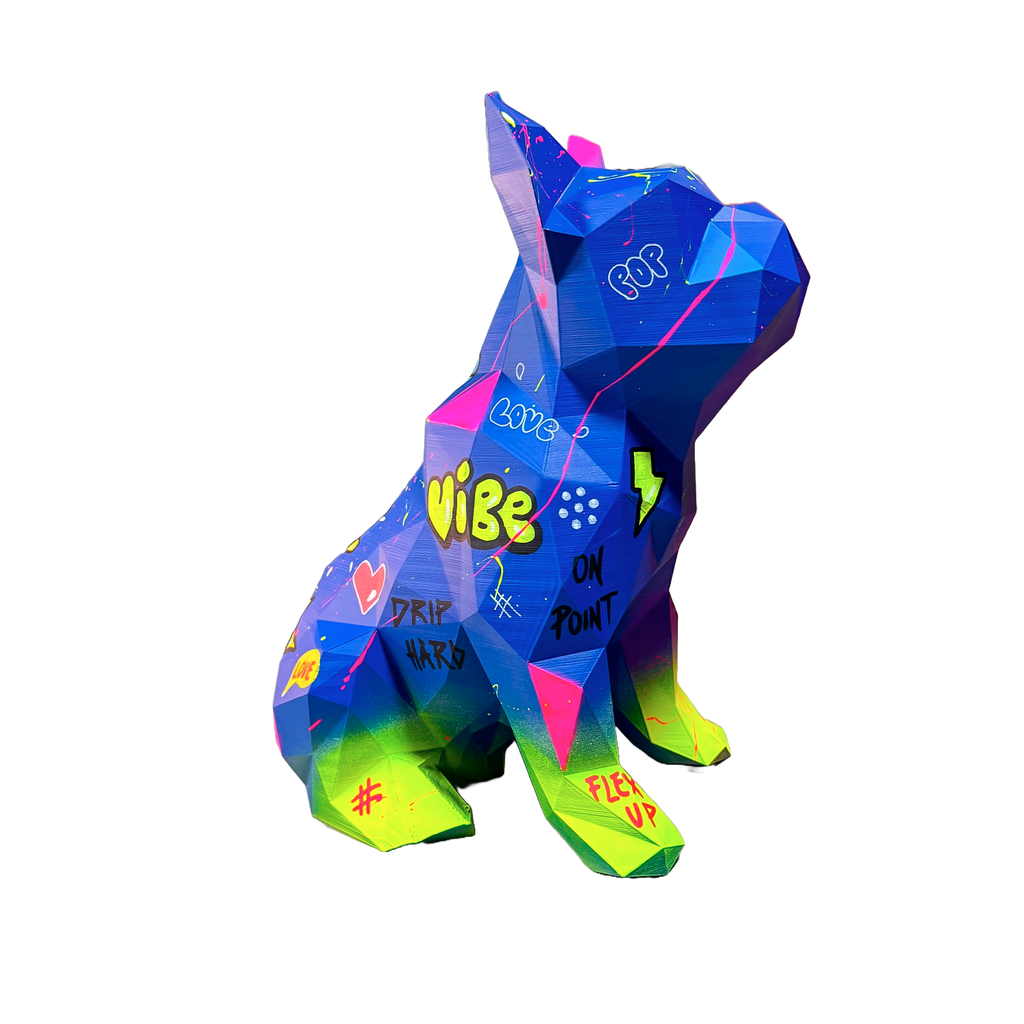 Toy art  Buldog Pop art
