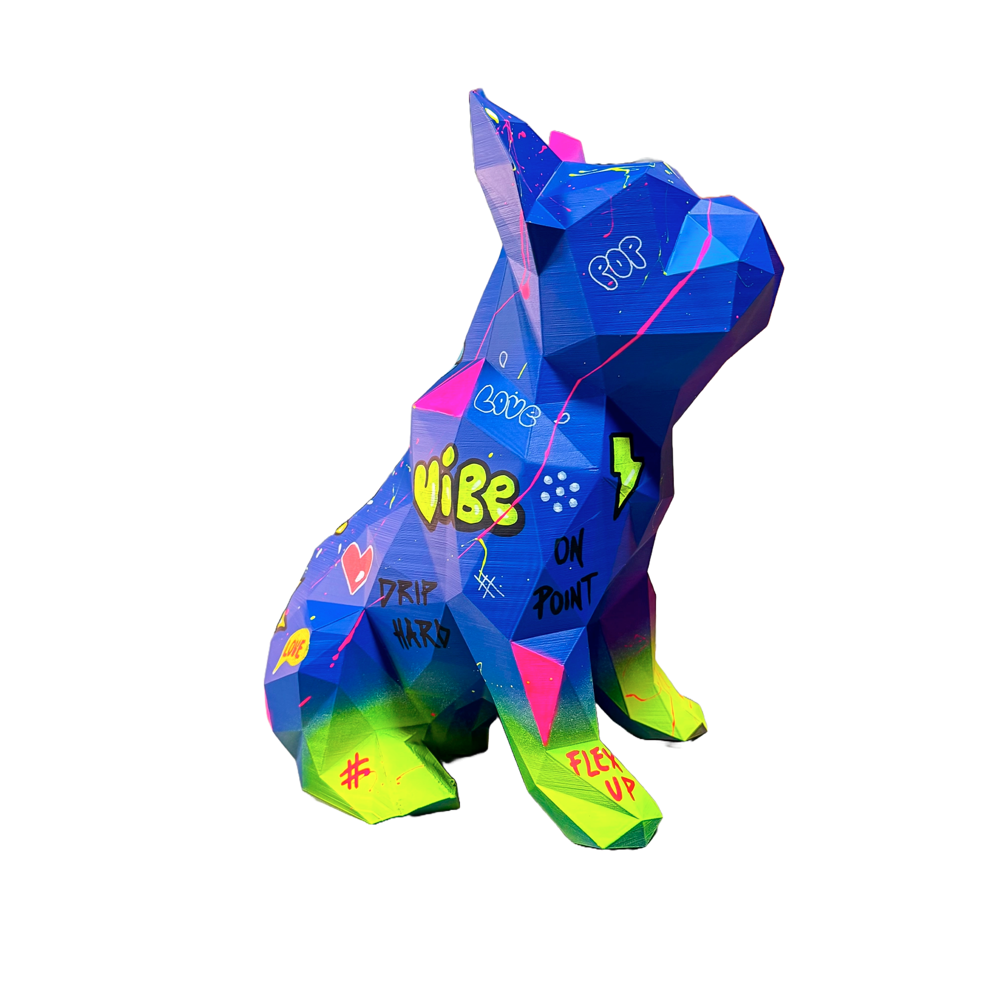 Toy art  Buldog Pop art